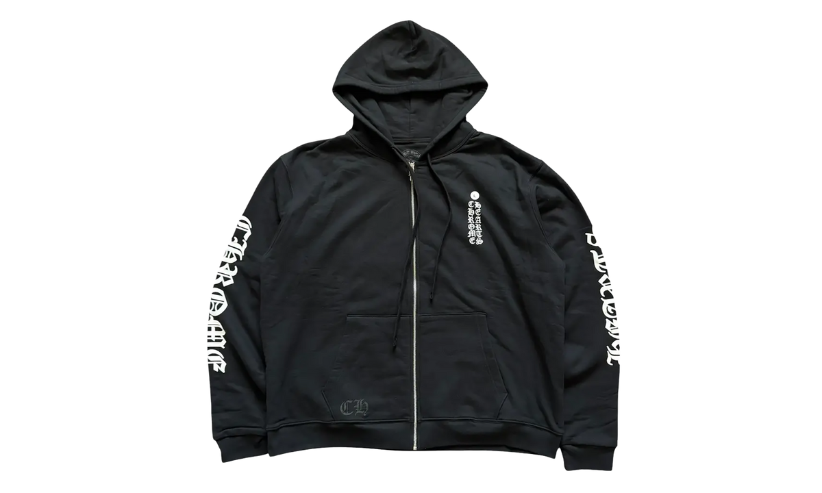Vertical Logo Thermal Lined Zip-Up Hoodie "Black" CHRM1542