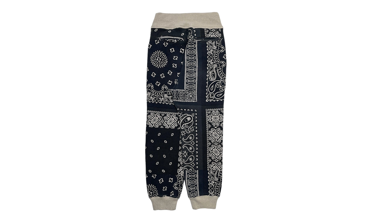 Bandana Fleece Sweatpants "Navy" KAP055
