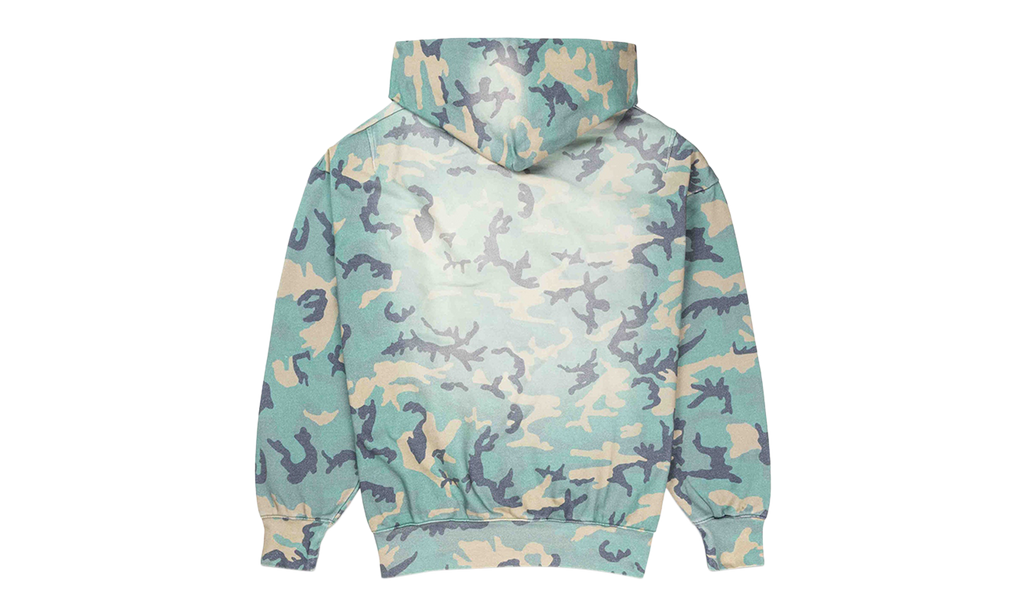 Faded Camo Hoodie 'Camo' "Green" P401-MFCA224