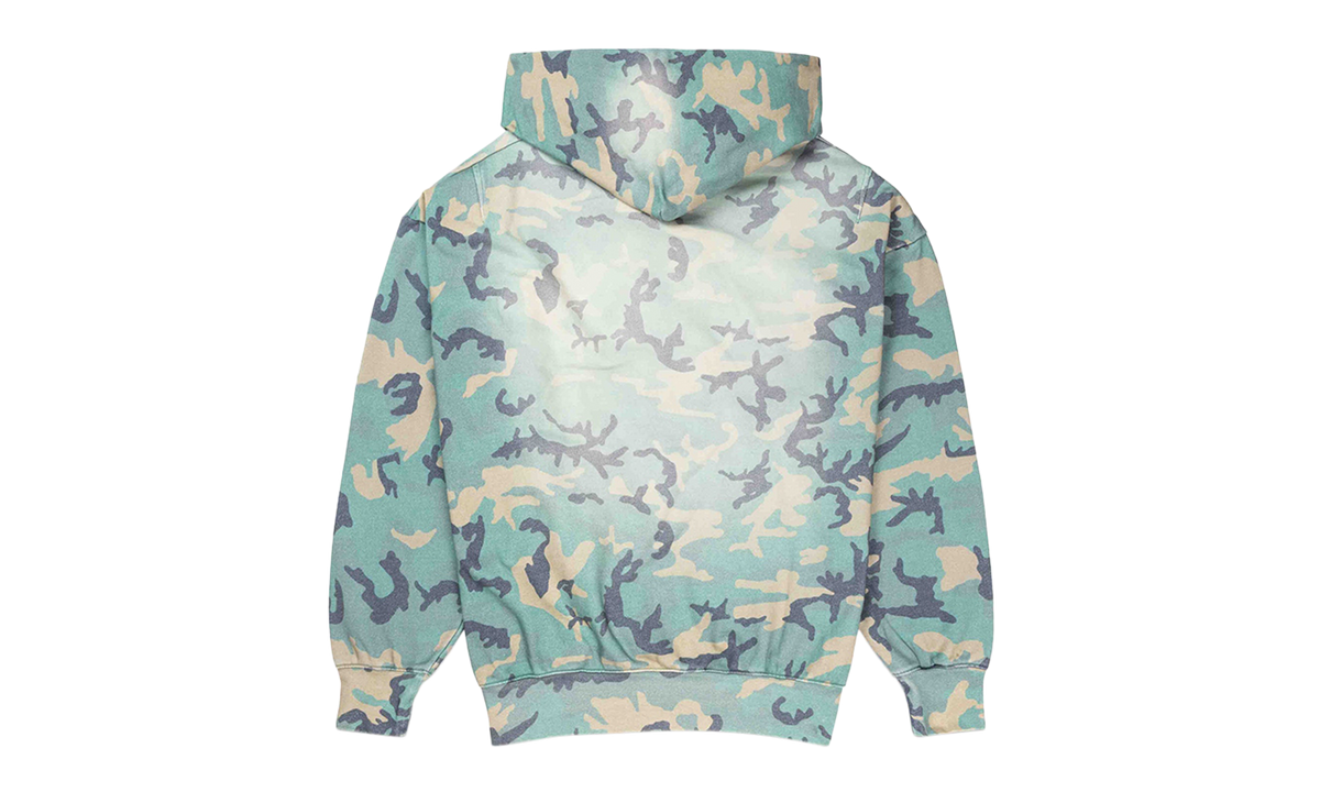 Faded Camo Hoodie 'Camo' "Green" P401-MFCA224