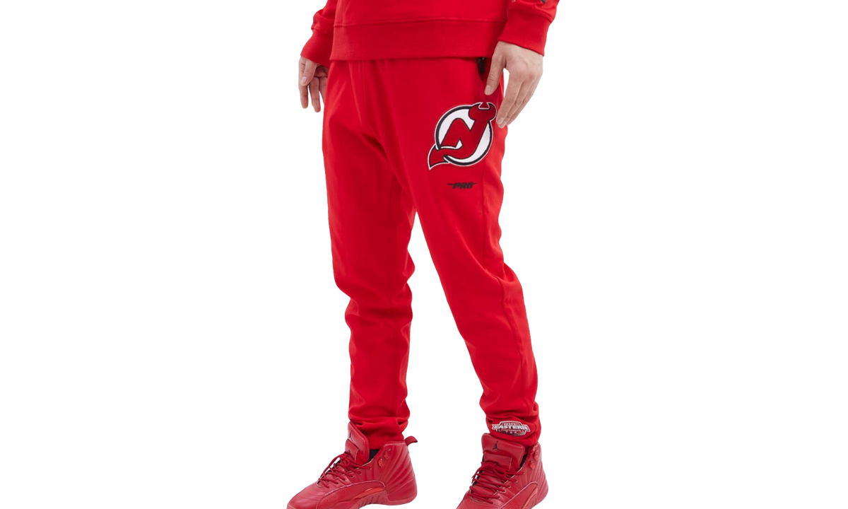 New Jersey Devils Classic Jogger Sweatpants Red "RED" HND460068 RED