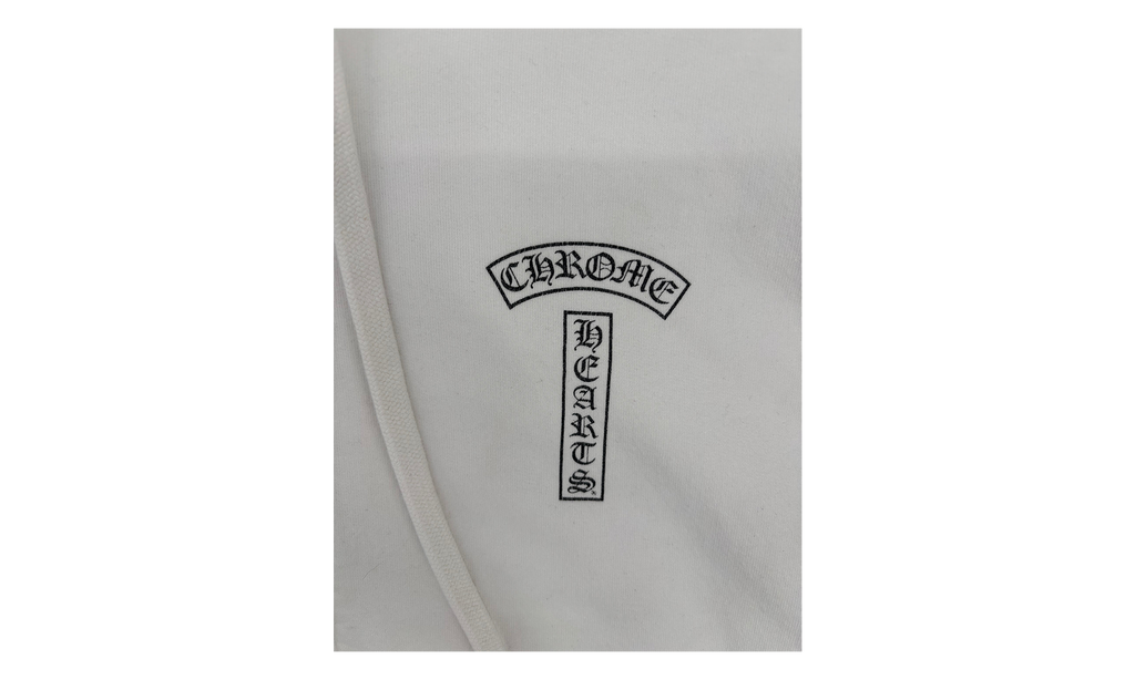 T-Bar Logo Zip-Up Hoodie "White" CHRM1893