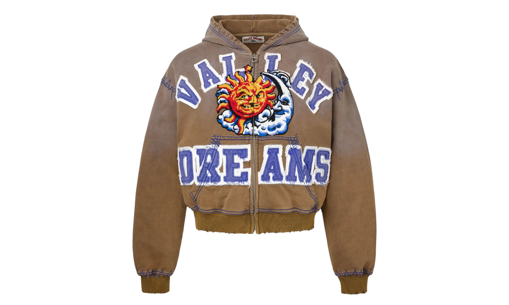 Sunny Zip Up Hoodie "Brown" VAL245