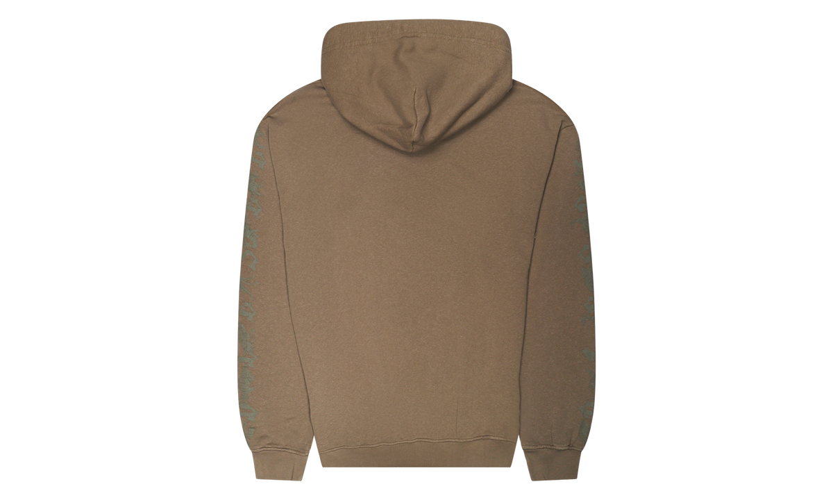 S-GRIFFON Print Treated Hoodie "Brown" A238050BKCJ7ETA