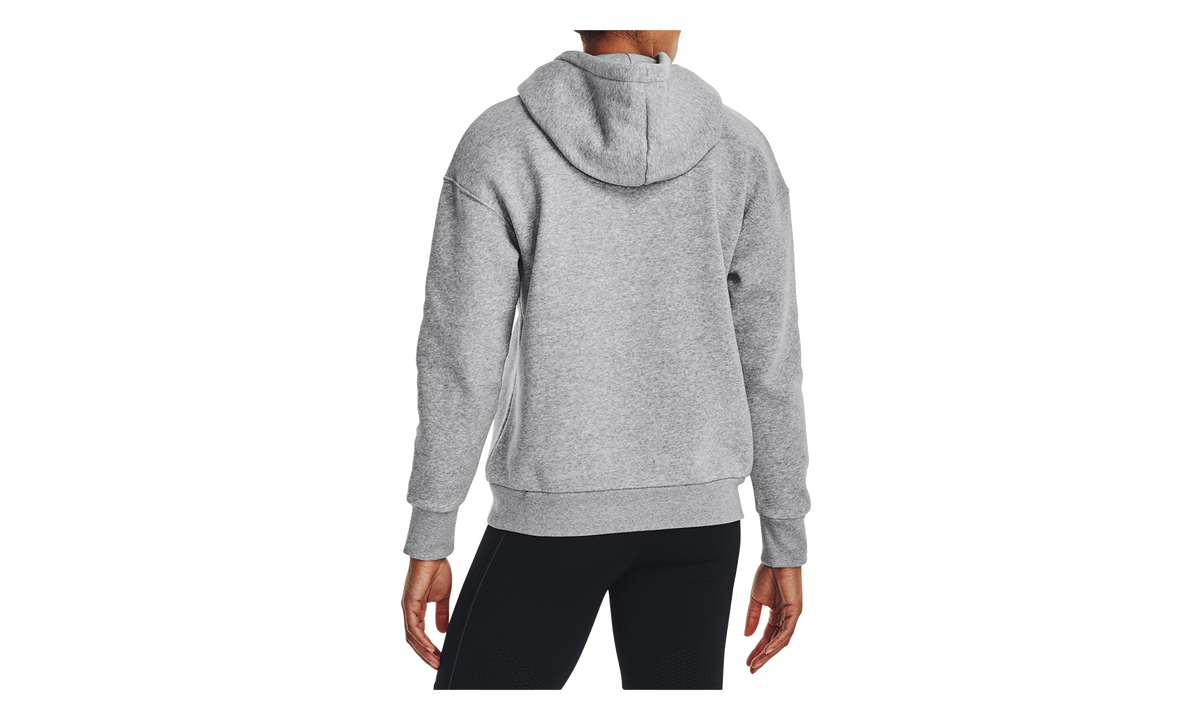 Essential Fleece Hoodie WMNS "Mod Grey Light Heather / White" 1373033 011
