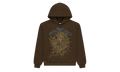 Rhinestone OG Web Hoodie "Brown" SP5der368