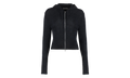 Compact Hoodie WMNS "Black Fuzzy Alpaca" W4243CB