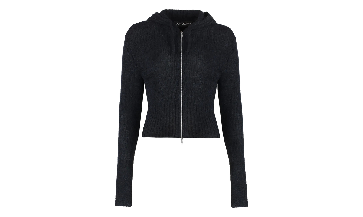 Compact Hoodie WMNS "Black Fuzzy Alpaca" W4243CB