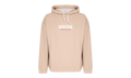 Embroidered Drawstring 'HERITAGE' Graphic Print Hoodie "Beige" BRUN1134