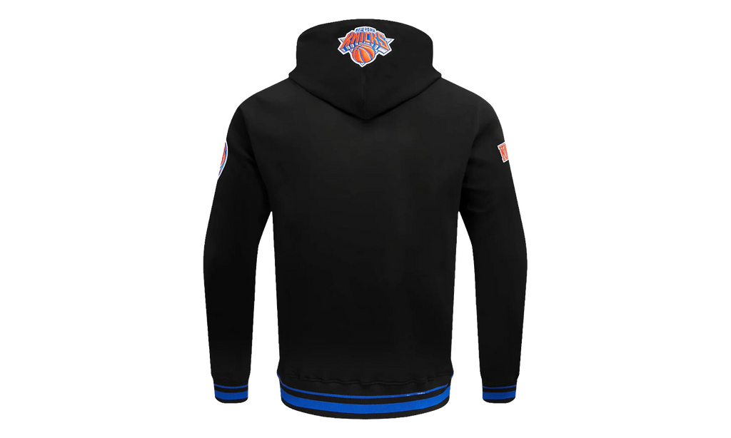 NBA New York Knicks Script Tail Rib FLC PO Hoodie "Black" BNK5515423 BRB