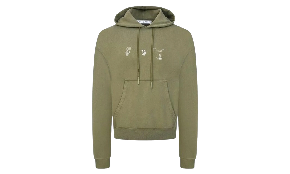 Big Logo Skate Hoodie "Green" 212607M202013