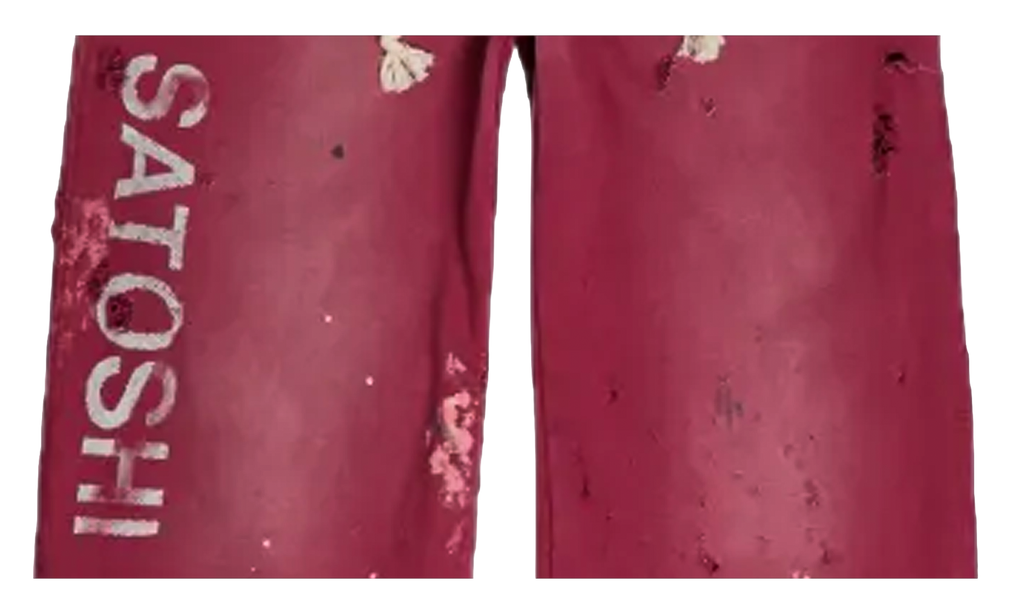 Luke Fleece Sweatpants "Red" SAT075