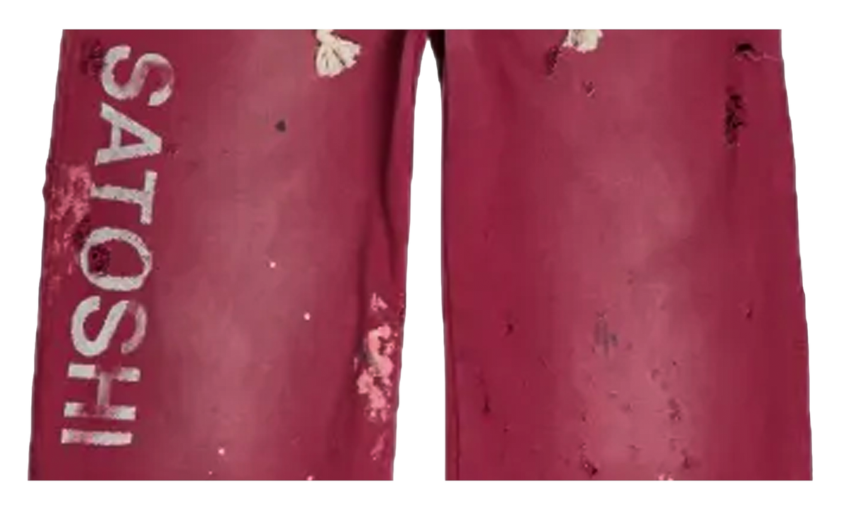 Luke Fleece Sweatpants "Red" SAT075