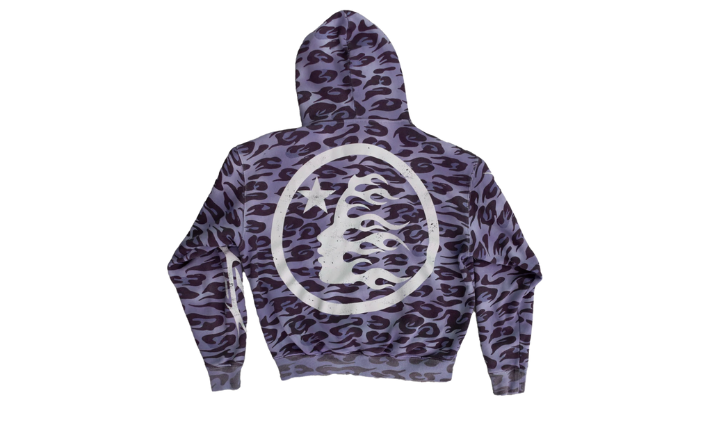 Cheetah Zip-Up Hoodie "Purple" HSR072