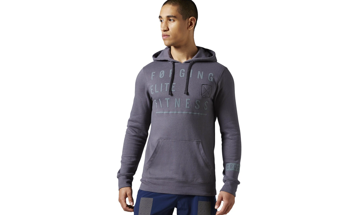 Crossfit Graphic Fleece Hoodie "Ash Grey" AY1034