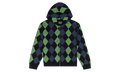 Intarsia Zip Hoodie "Green" DT967