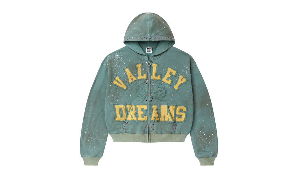 Vale Forever Bank Zip Up Hoodie "Green" 10066183