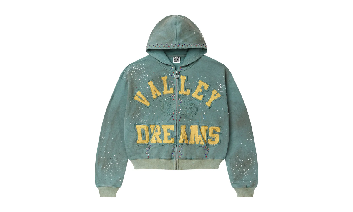 Vale Forever Bank Zip Up Hoodie "Green" 10066183