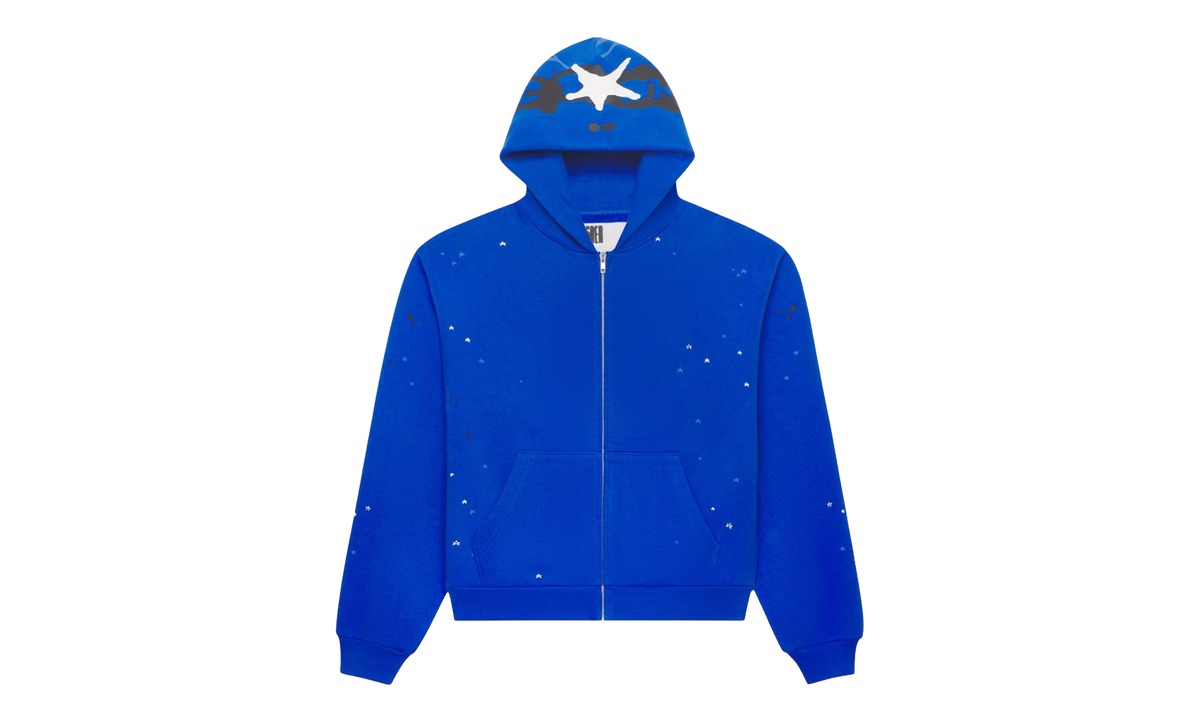 Heavy Web Full Zip Hoodie "Tory Blue" SP5der503