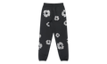 Rhinestone Cotton Wreath Sweatpants "Vintage Black" DT676