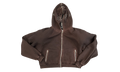 Bulk Shoulder Gladiator Zip-Up Hoodie "Rust Black" TC26SS0602