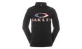 Bark Full Zip Hoodie "Black / American Flag" 461643 01V