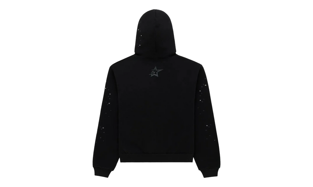 Rhinestone Punk V2 Hoodie "Black" SP5der337
