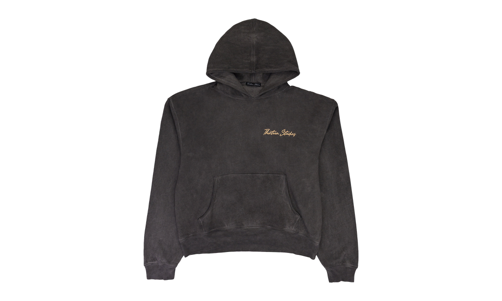 OIL WASH HOODIE "Black" OIL WASH HOODIE BLACK