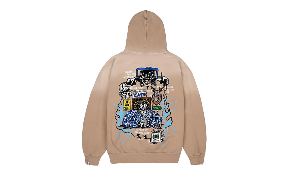 Roadside Coffee Hoodie "Tan" WL022