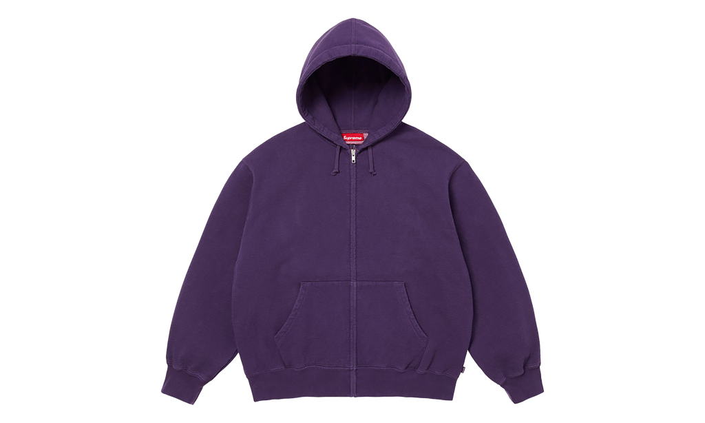 Cut Out Zip Up Hoodie "Dark Purple" SU27263