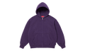 Cut Out Zip Up Hoodie "Dark Purple" SU27263