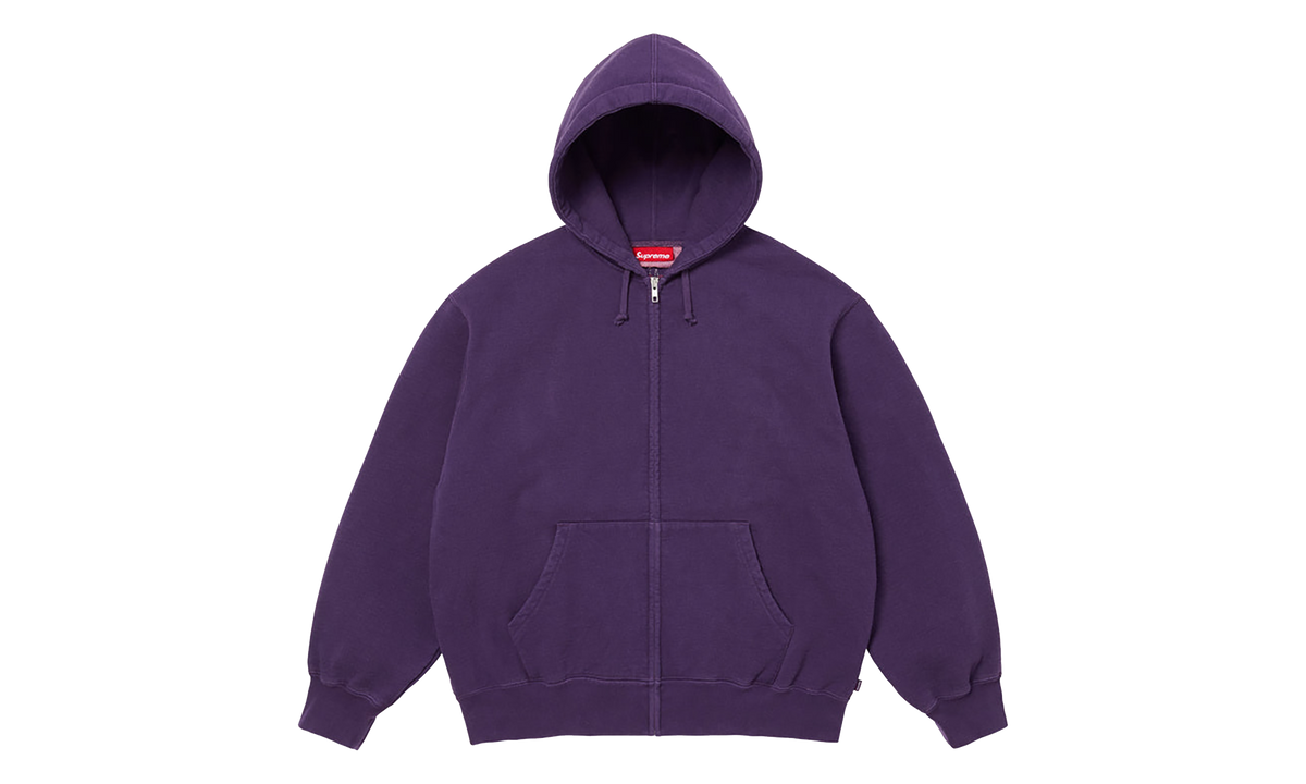 Cut Out Zip Up Hoodie "Dark Purple" SU27263