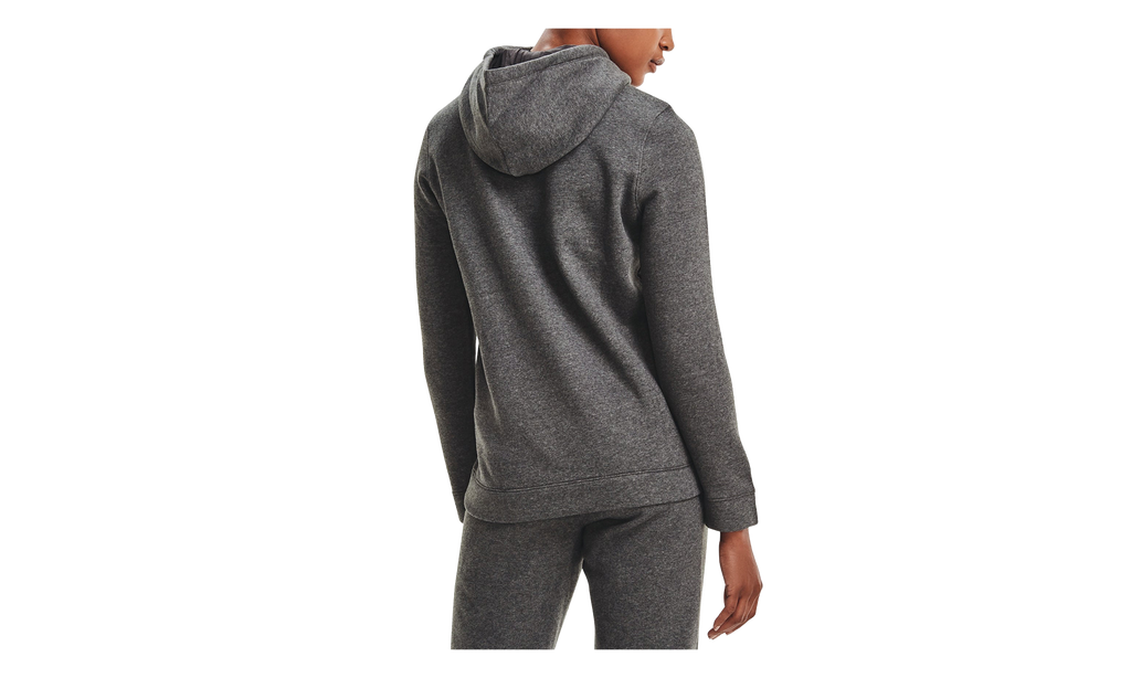 Hustle Fleece Hoodie WMNS "Carbon Heather / White" 1300261 090