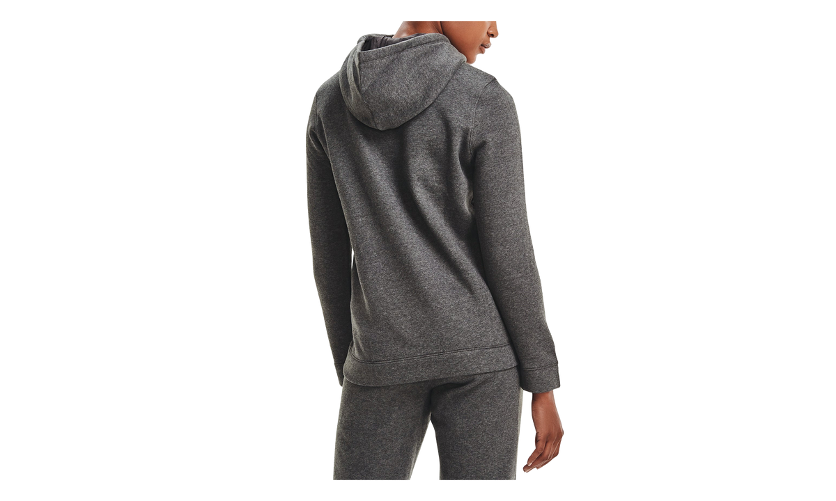 Hustle Fleece Hoodie WMNS "Carbon Heather / White" 1300261 090