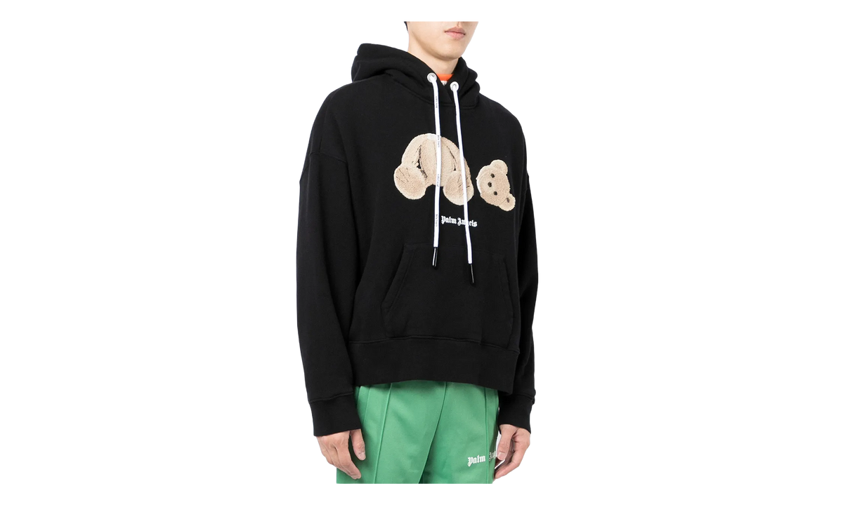 Bear Hoodie "Black" PMBB058F21FLE0071060