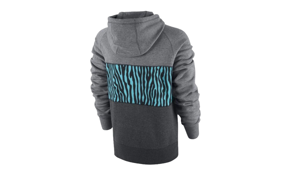LeBron James Safari Print Pullover Hoodie "Grey / Blue / Anthracite" 577528 091
