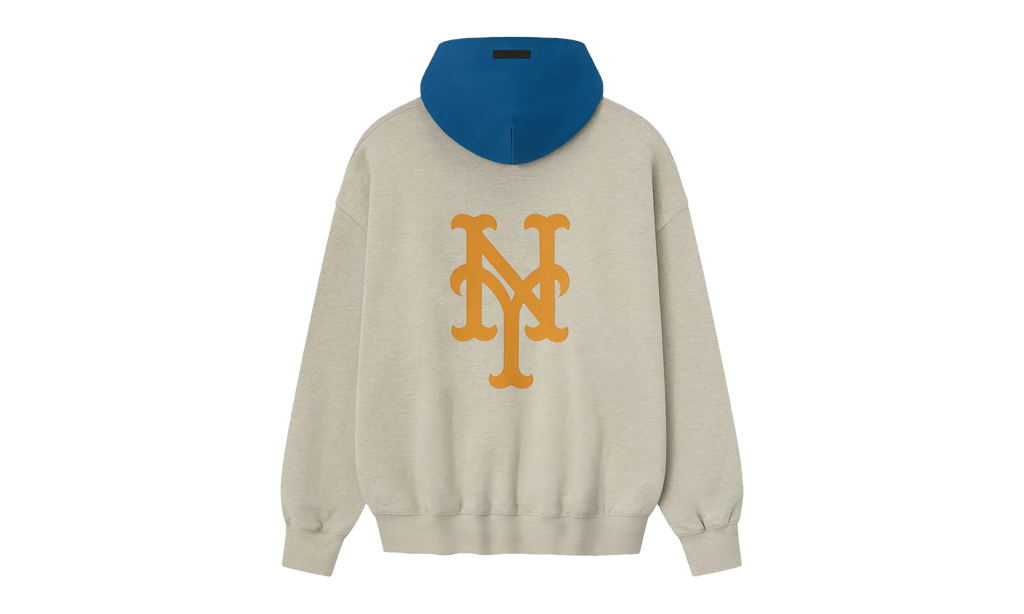 Mets Sport Hoodie "Heather Stone / Blue Sapphire" 192ML252018F