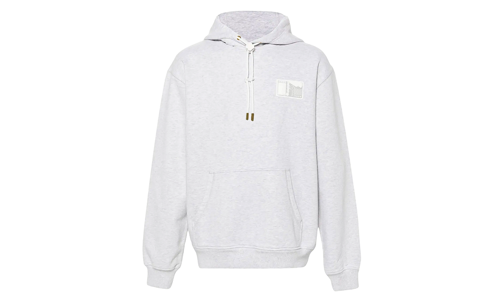 Tennis Statues Patch Hoodie "Grey" MF24-JTP-093-01