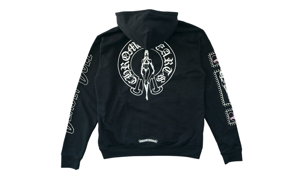 Deadly Doll Zip Up Hoodie "Black / Pink" CHRM0504