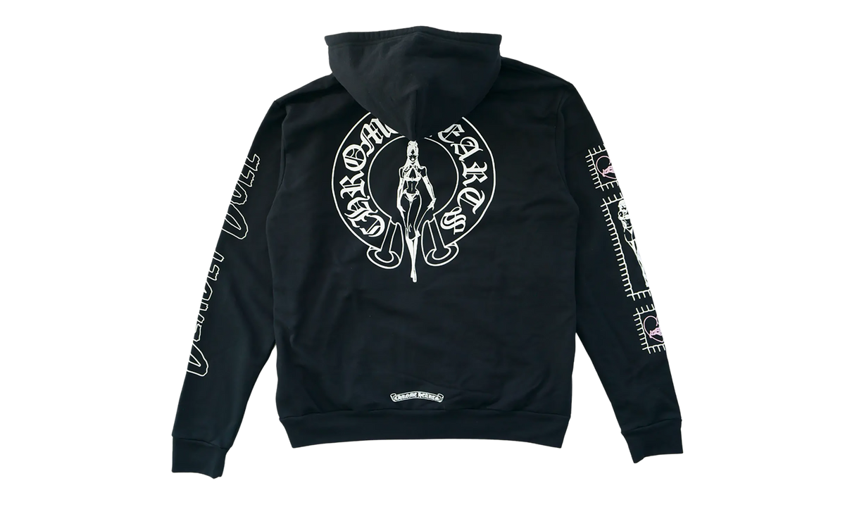 Deadly Doll Zip Up Hoodie "Black / Pink" CHRM0504
