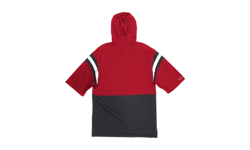 NFL Training Room Short Sleeve Hoodie "Atlanta Falcons - Red / Black" HDSSMI19013 AFARDBK