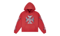 Chrome Motto Hoodie "Red Wash" 9GQZJVR0
