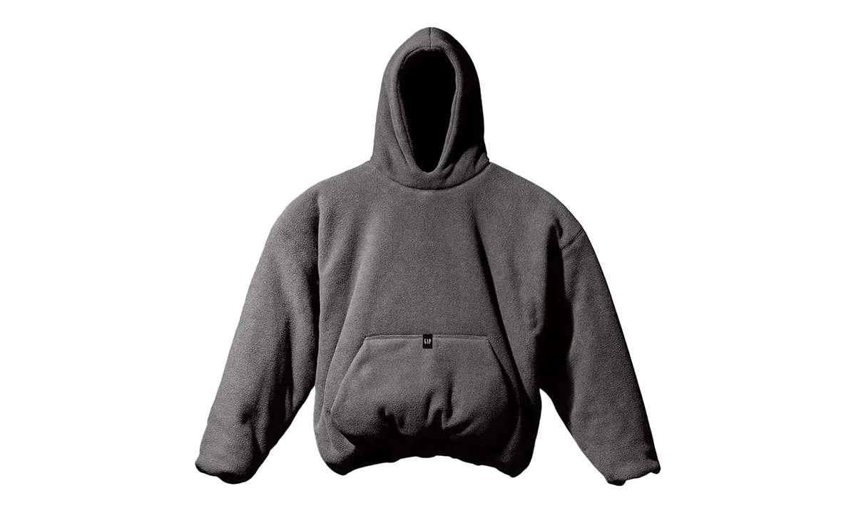 Yeezy Gap Engineered by Balenciaga Polar Fleece Padded Hoodie "Dark Grey" 471162 02 0003
