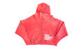 Time Capsule Zip-Up Hoodie "Faded Red" SS26 SEK HD03