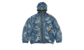 Hell Denim Camo Zip-Up Hoodie "Blue" TC25JK2301