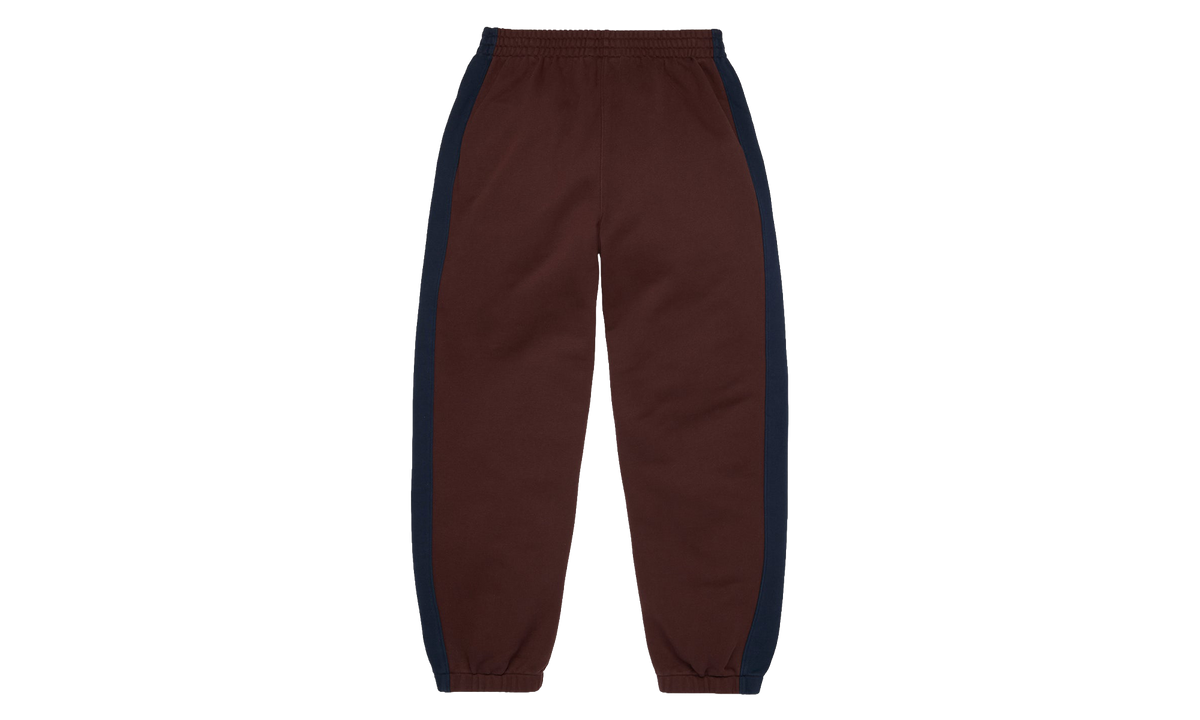 Denim U Paneled Sweatpants "Brown" DT911