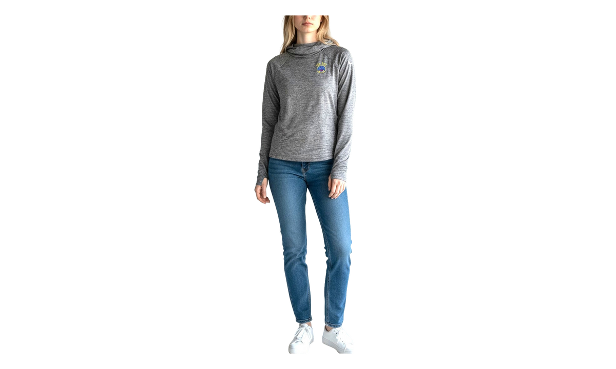 NBA Golden State Warriors The Bay Element Hoodie WMNS "Carbon Heather" W41486 HOODIE