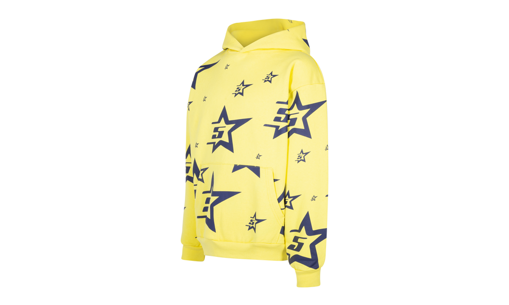 SP5DER 5STAR Pullover Hoodie "Yellow" SP5 YDLAYER HD