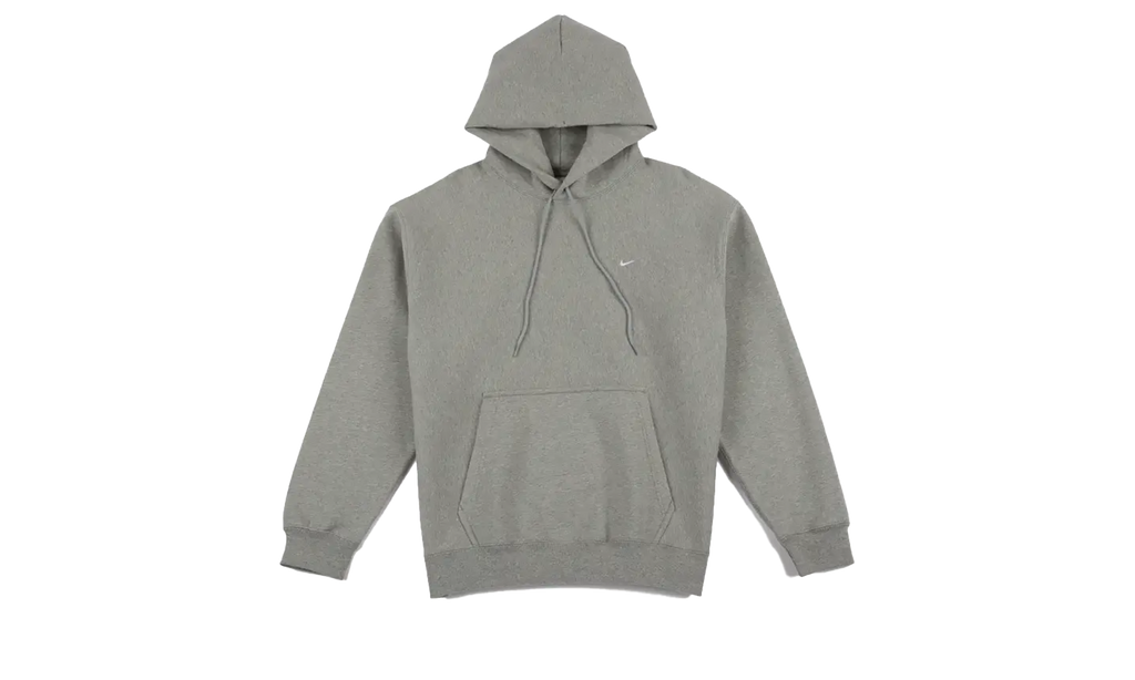 Solo Swoosh Pullover Hoodie "Dark Grey Heather" HV1082 063