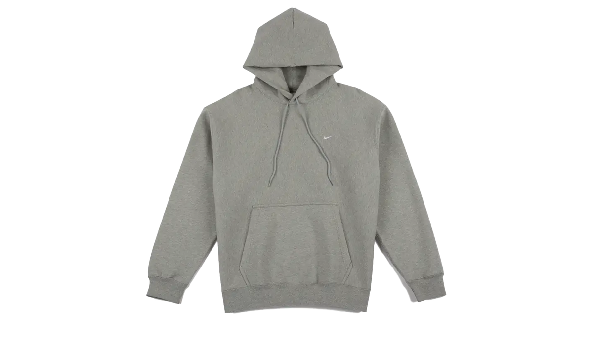 Solo Swoosh Pullover Hoodie "Dark Grey Heather" HV1082 063